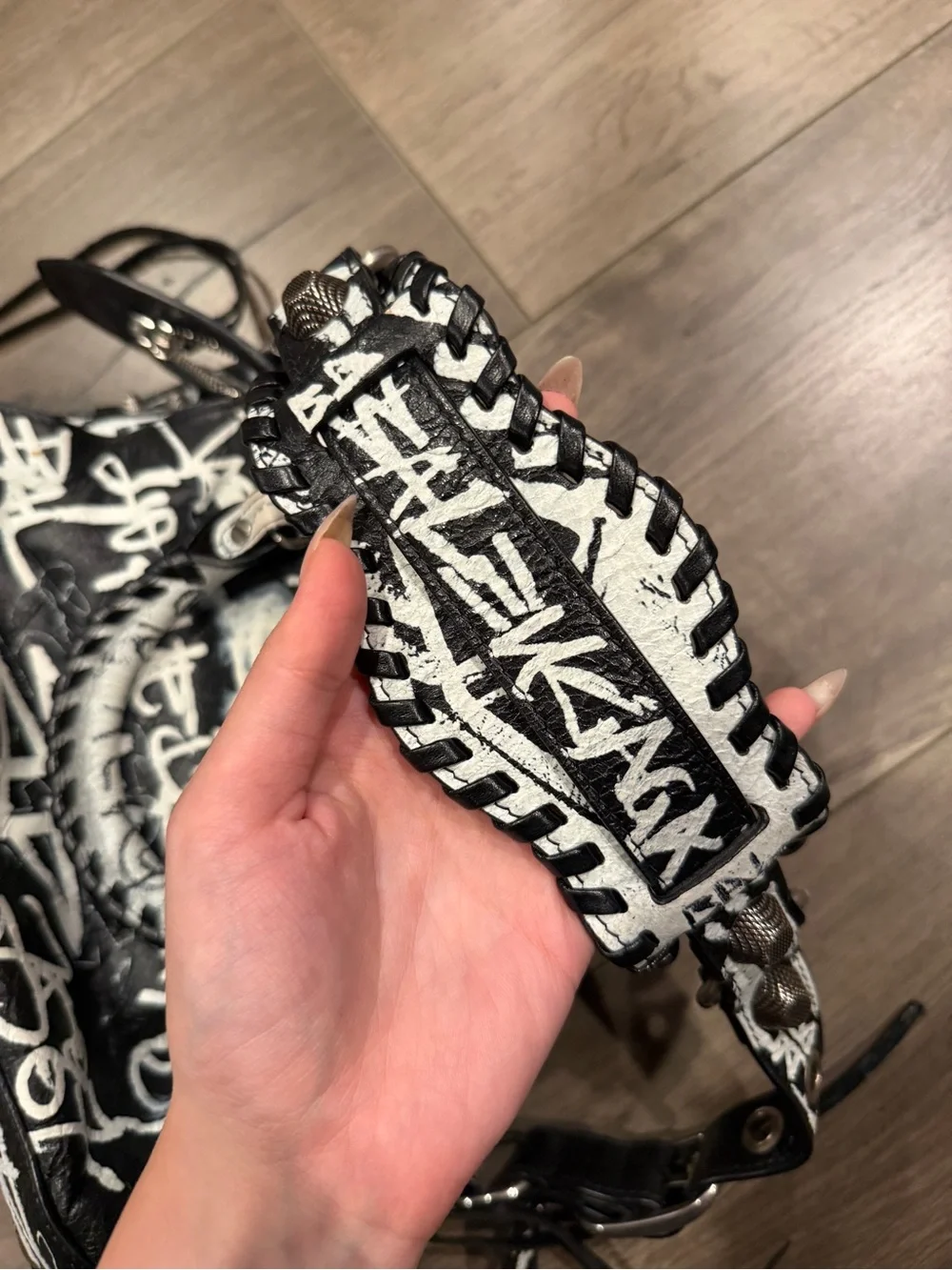 Balenciaga Neo Cagole Graffiti Bag